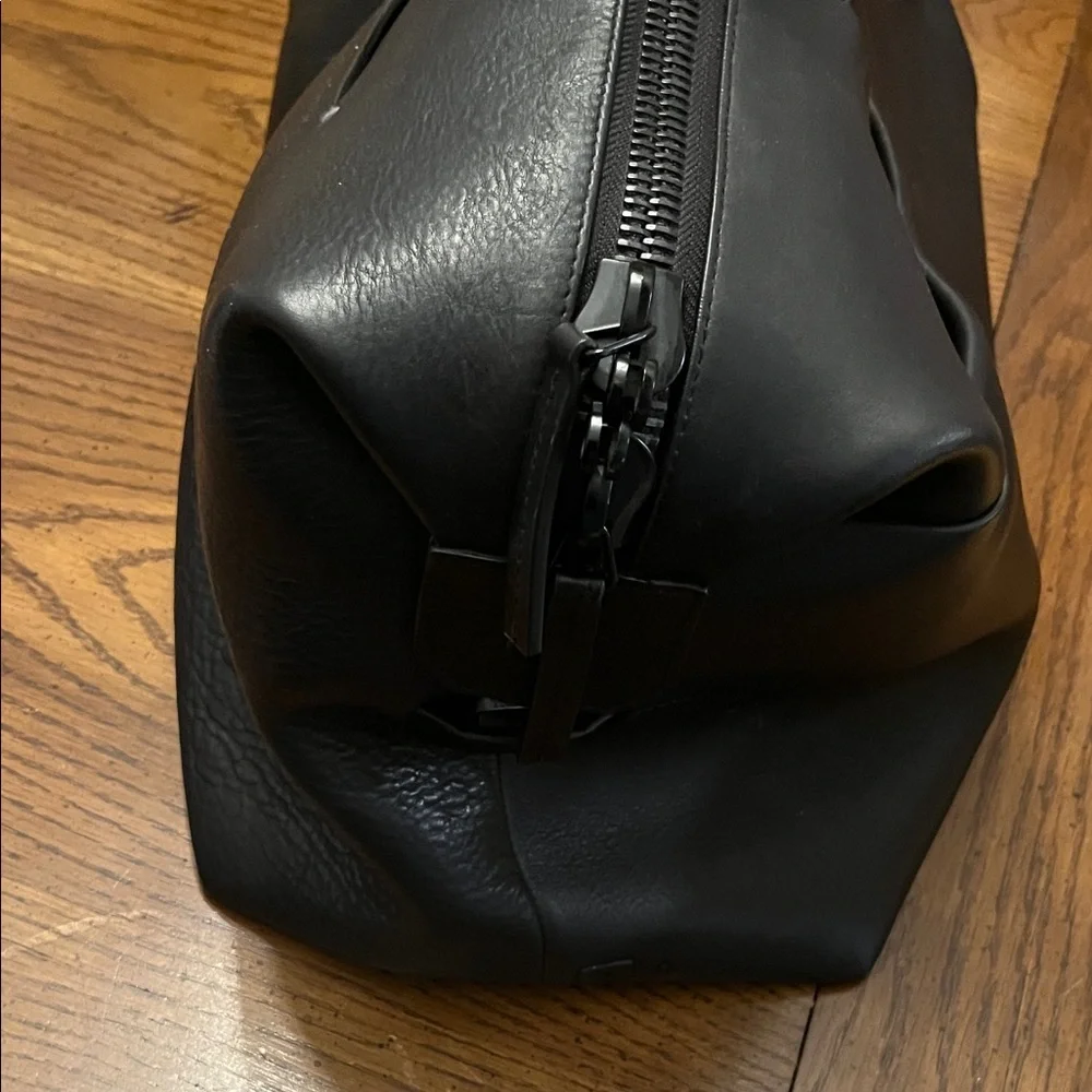 Black TROUBADOUR‎ Leather Duffle